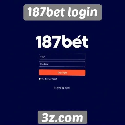 Experiência do usuário no processo de login 187bet